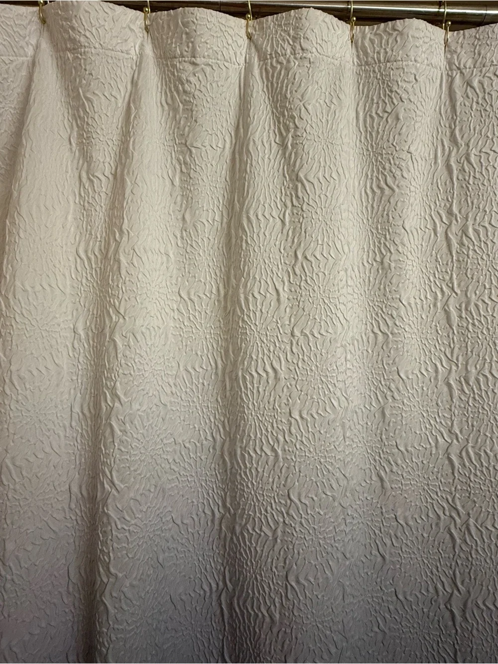 DKNY White to Navy Ombre Shower Curtain